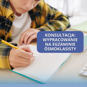 Konsultacja: Wypracowanie na egzamin ósmoklasisty (60 minut)